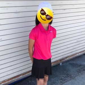 Nike Dri-Fit Golf Polo Girl Youth S 8-10